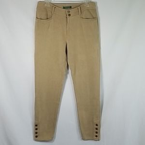 Ralph Lauren Beige Ankle-Length Pants